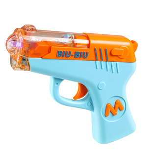 儿童电动警察声光玩具枪1一2岁宝宝耐摔男孩音乐手小抢小孩投影枪