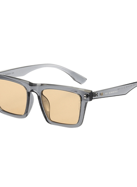 川久保玲偏光长方形赛博朋克墨镜