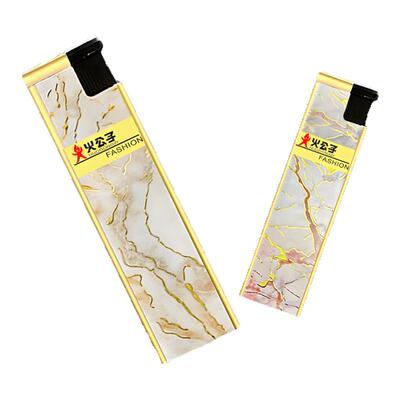 金属加厚防风蓝焰直冲打火机