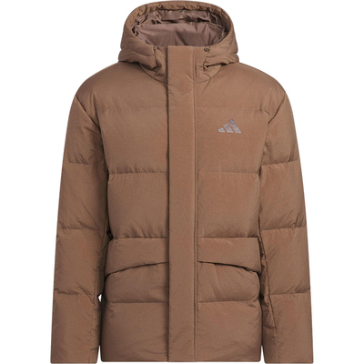 Adidas/阿迪达斯正品2025秋季款男士日常保暖连帽羽绒服KC2576