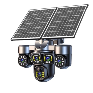 太阳能摄像监控室外2000万高清夜视终身免流量无网无电户外摄影头