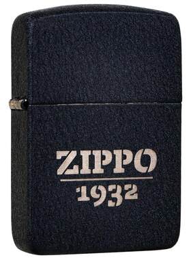 ZIPPO黑裂漆1932纪念打火机送礼