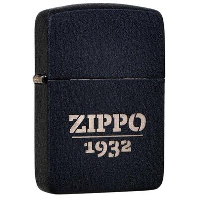 ZIPPO黑裂漆1932纪念打火机送礼