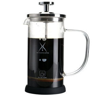 咖啡法压壶耐热玻璃冲茶器滤茶器手冲家用不锈钢法式滤压壶过滤杯