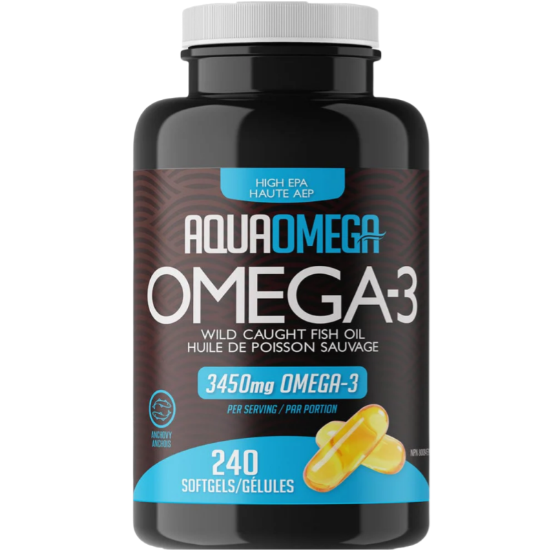 加拿大 AquaOmega 高EPA版 鱼油胶囊 EPA/DHA5:1比例 甘油三酸酯