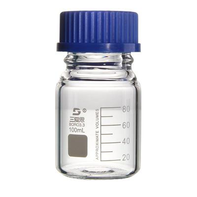 三爱思蓝盖试剂瓶白色棕色采样瓶