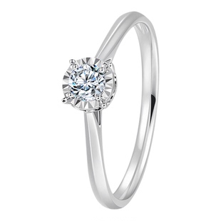 莱绅通灵 真爱 铂金钻石戒指婚戒定制 pt950钻戒女