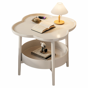 小型床头柜子置物架家用卧室简约现代收纳柜2025新款边几简易边柜