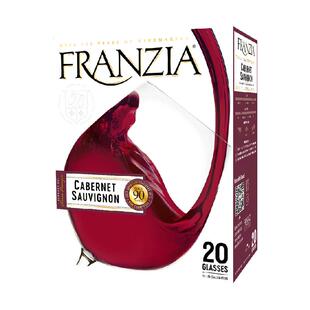 FRANZIA芳丝雅原盒进口半干赤霞珠红葡萄酒3L层次丰富高阶鉴赏酒