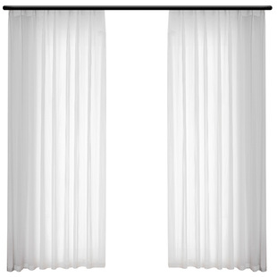 2025新款梦幻窗帘竖百叶纱帘卧室透光不透人窗纱白色阳台客厅定制