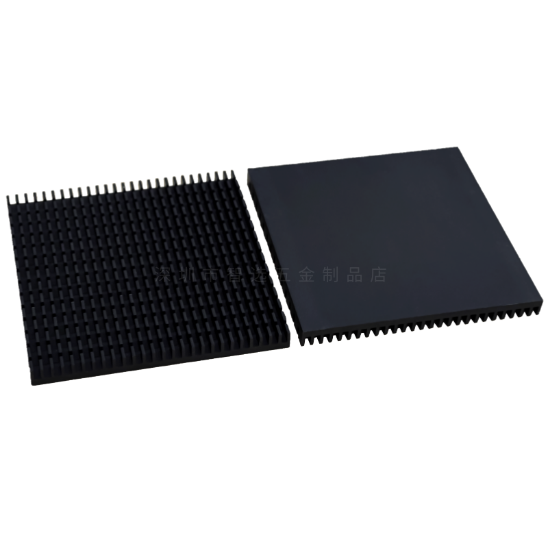 铝型材散热片80*80*7MM 芯片CPU电源路由LED功率板密齿散热器定制