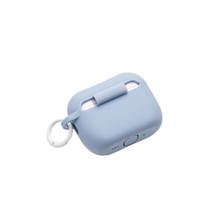 匠戴新款雾霾蓝适用airpodspro3保护套airpods4降噪版纯色airpods pro2代蓝牙耳机壳2025四代pods3一体式硅胶