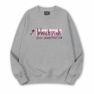 blackpink金智秀lisa演唱会jennie卫衣rose朴彩英衣服外套童装厚