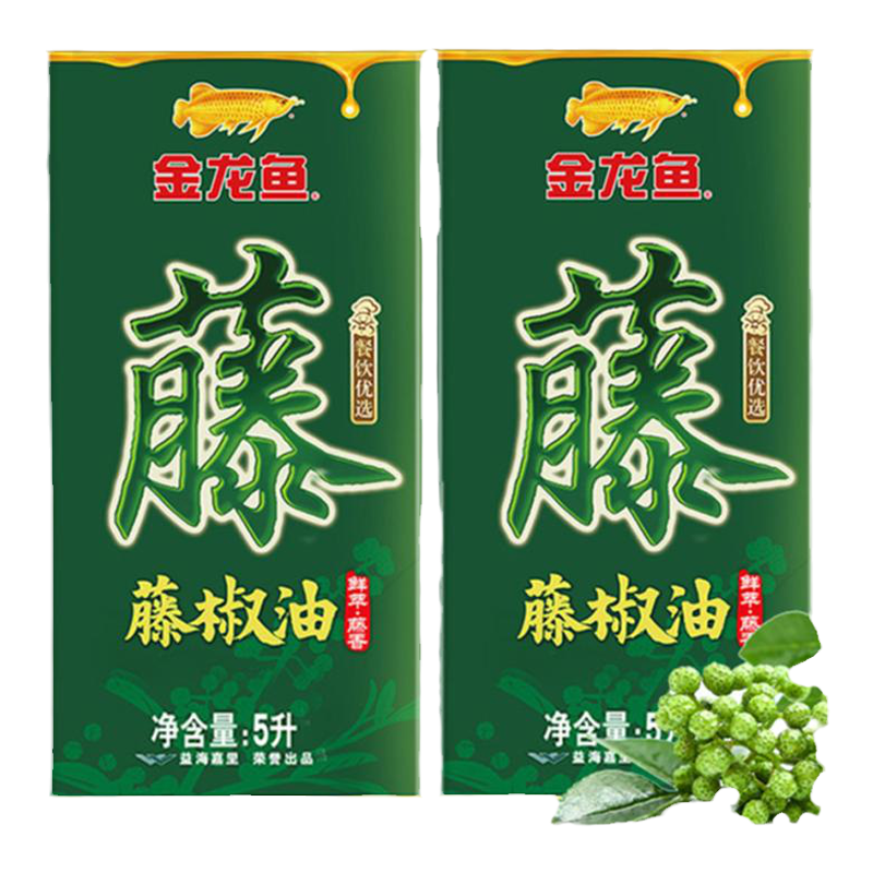 金龙鱼藤椒油5L*2桶商用餐饮批发
