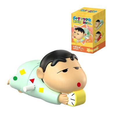 蜡笔小新手办动感新生活发条玩具