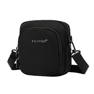 手机包女斜挎2025新款迷你小包包夏百搭女士小布包单肩包帆布包男