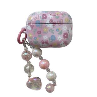 日韩ins小碎花kitty适用苹果耳机保护套airpodspro2无线蓝牙耳机壳三代airpod4二代ipod耳机套airpods3保护壳