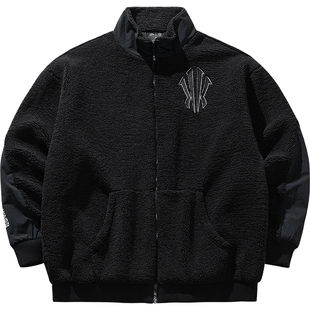 安踏凯里·欧文系列丨摇粒绒外套男加绒保暖上衣男立领172541707