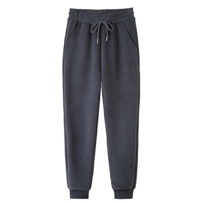 高腰防风绒加长高个子超长休闲裤