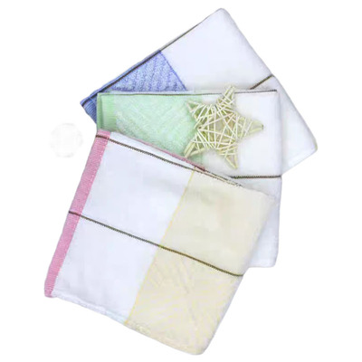 上海3条装纯棉吸水柔软方巾