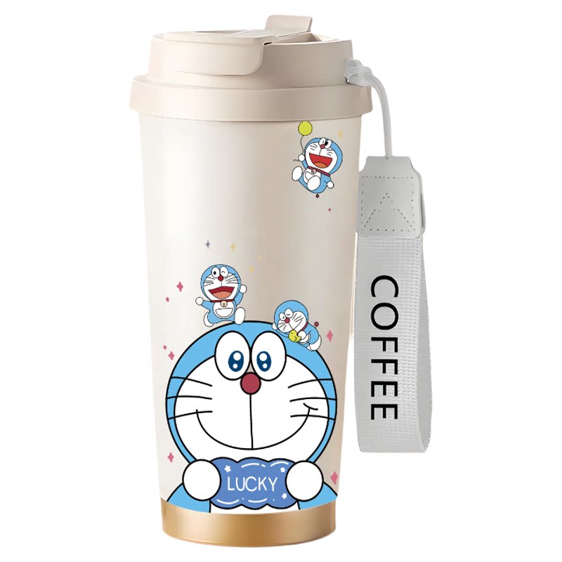 高颜值哆啦A梦咖啡奶茶保温杯