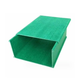 玻璃钢电缆桥架槽式防火阻燃定制大跨距复合聚氨酯管箱SMC线槽