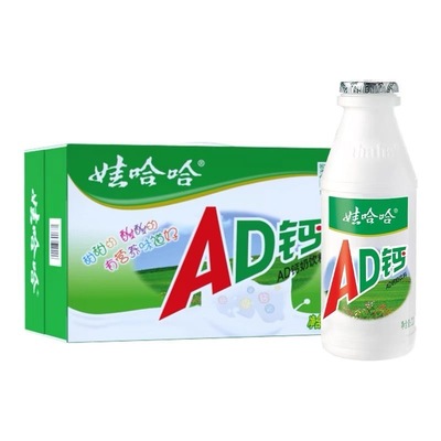 娃哈哈ad钙奶220g24瓶新鲜日期