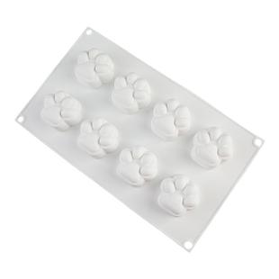 卡通猫爪布丁硅胶模具diy熊掌果冻白凉粉冰淇淋慕斯蛋糕巧克力模