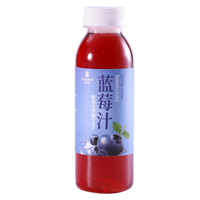 百伯利100%蓝莓果汁饮料果蔬汁