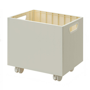 滑轮书箱教室用高中生桌下大容量书本收纳箱桌面收纳盒杂物整理箱