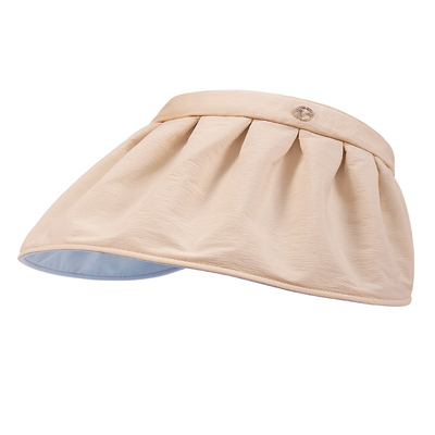 骆驼防晒夏季紫外线空顶贝壳帽子