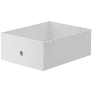 霜山直角收纳盒杂物厨房橱柜整理盒文件收纳带盖Chicbox可装轮子