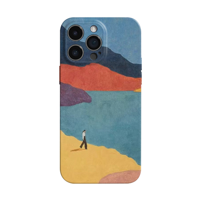 适用iPhone17Promax保护套小众艺术16promax手机壳15pro个性14plus女生12磨砂11高级16plus苹果13pro华为小米