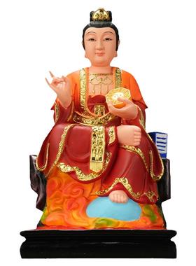【结缘佛像】树脂地母娘娘土夫人九母元君神像家用供奉家用摆件