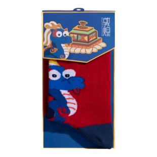 敦煌研究院敦煌兴龙守岁袜 博物馆文创时尚 保暖透气棉质中筒袜