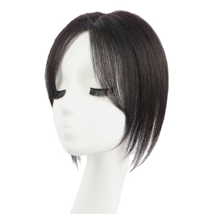 假发女片头顶全真发补发无痕遮白发增发量蓬松颅顶自然前额假刘海