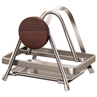 菜板架厨房专用台面砧板放置器多功能一体置物架锅盖案板收纳神器