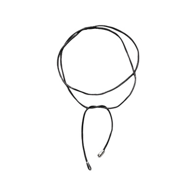 925纯银黑绳女个性复古choker