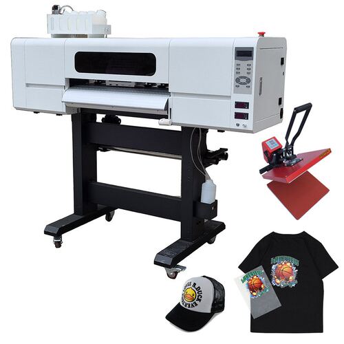 柯式烫画打印机衣服印花白墨热转印打印机i3200 head DTF printer