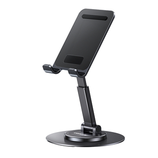 绿联旋转手机支架桌面手机架支架平板支撑架直播金属合金通用折叠升降360调节多功能懒人适用ipad支撑座床头