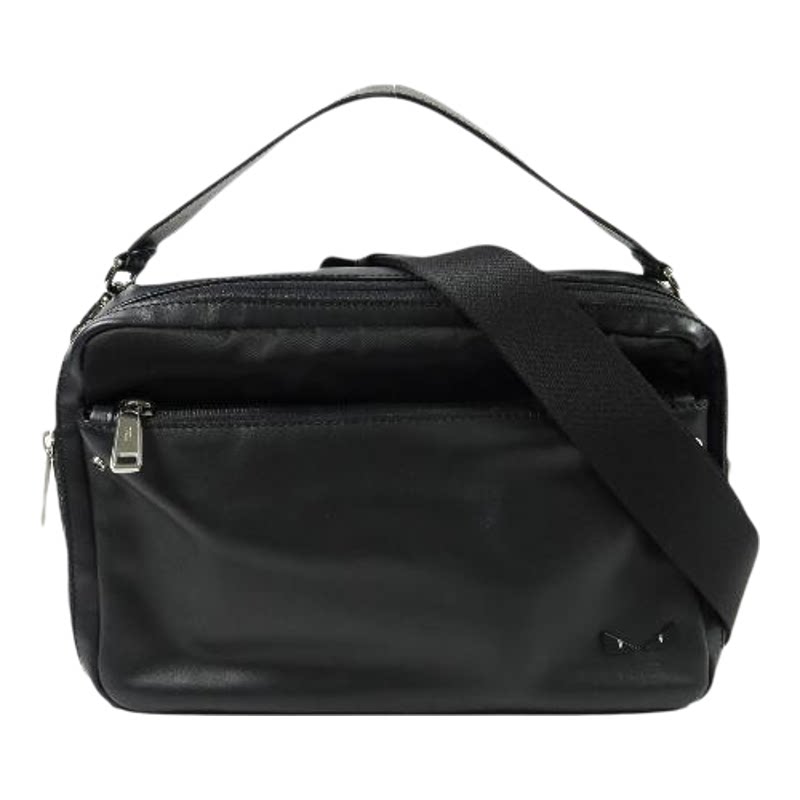 中古二奢Fendi芬迪男包A级95新shoulderbag斜挎包尼龙斜挎包正品