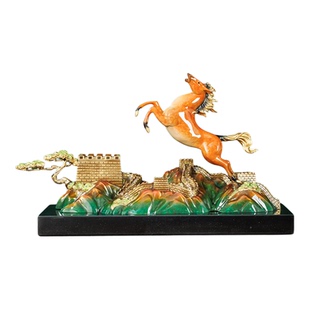 马到成功铜招财马摆件办公桌高档办公室装饰公司搬迁乔迁开业礼物