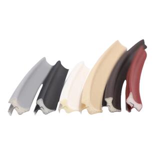 木门卡槽密封条PU包覆式门缝防风隔音降噪防撞防盗门塑钢门框胶条