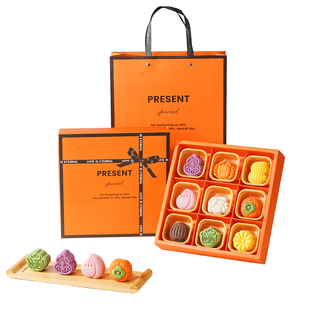 2026新中式宫廷糕点礼盒装年货点心送长辈过年送人团购定制送礼品