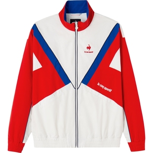 乐卡克法国公鸡2025年春季男女款运动梭织夹克外套周日制服情侣款