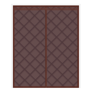 农村大门新款棉门帘冬季加厚保暖防风防寒遮挡隔断帘家用磁吸挡风