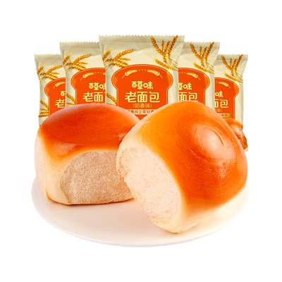 百草味老面包155g袋装