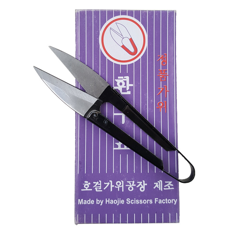 韩式纱剪十字绣剪刀缝纫剪刀线头剪刀纺织小剪刀U型纱剪南韩纱剪