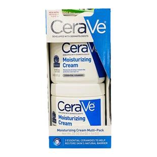 美国直邮CeraVe全天候保湿滋润修复面霜适乐肤C霜453g*2罐带泵头