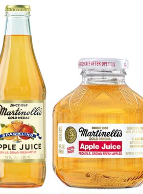 美国进口Martinellis苹果汁296ml